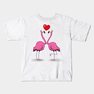 Love Flamingos Kids T-Shirt